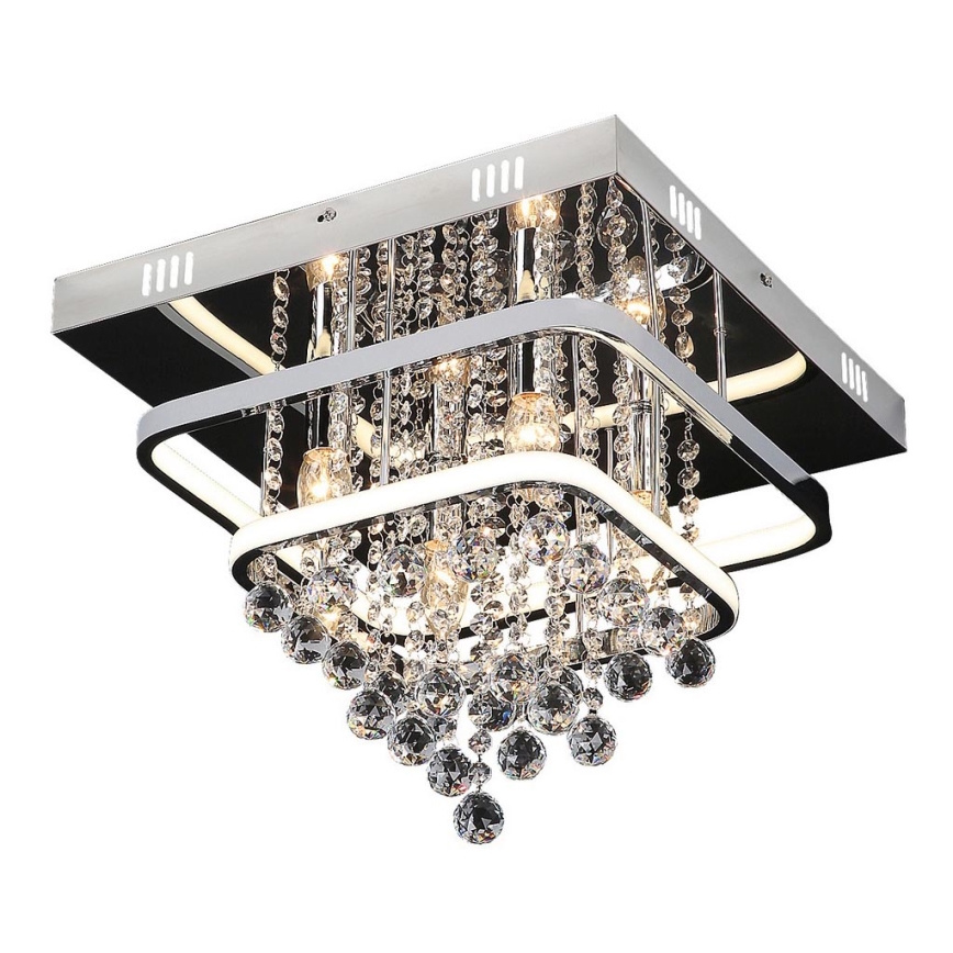 Rabalux - Lustre monté en surface en cristal LED/36W/230V + 4xE14/40W