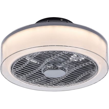 Rabalux - Plafonnier LED à intensité variable avec ventilateur LED/30W/230V + télécommande