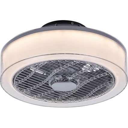 Rabalux - Plafonnier LED à intensité variable avec ventilateur LED/30W/230V + télécommande