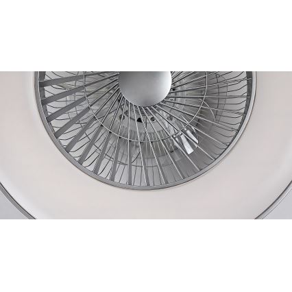 Rabalux - Plafonnier à intensité variable avec ventilateur LED/40W/230V + télécommande 3000-6500K