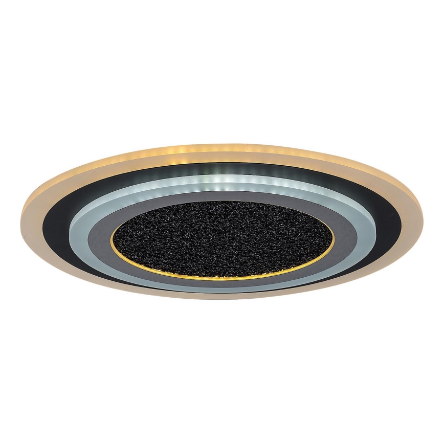Rabalux - Plafonnier à intensité variable LED/56W/230V 3000/4000/6000K noir + Télécommande