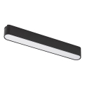 Rabalux - Plafonnier à intensité variable pour système de rail monophasé LED/12W/24V 2700-5500K Wi-Fi Tuya 22 cm noir