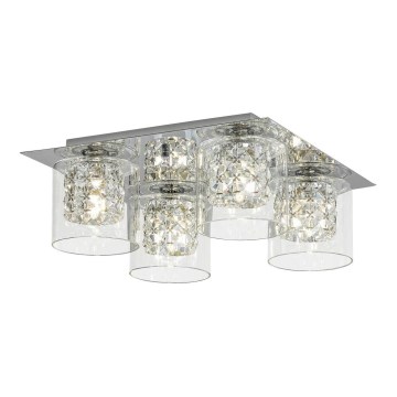 Rabalux - Plafonnier cristal 4xG9/40W/230V