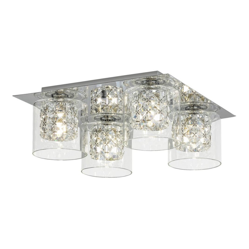 Rabalux - Plafonnier cristal 4xG9/40W/230V