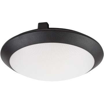 Rabalux - Plafonnier d'extérieur 1xE27/9W/230V IP65 Ø 30 cm noir