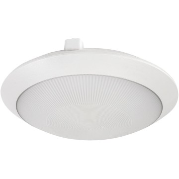 Rabalux - Plafonnier extérieur avec détecteur de mouvement 1xE27/9W/230V IP65 Ø 30 cm blanc