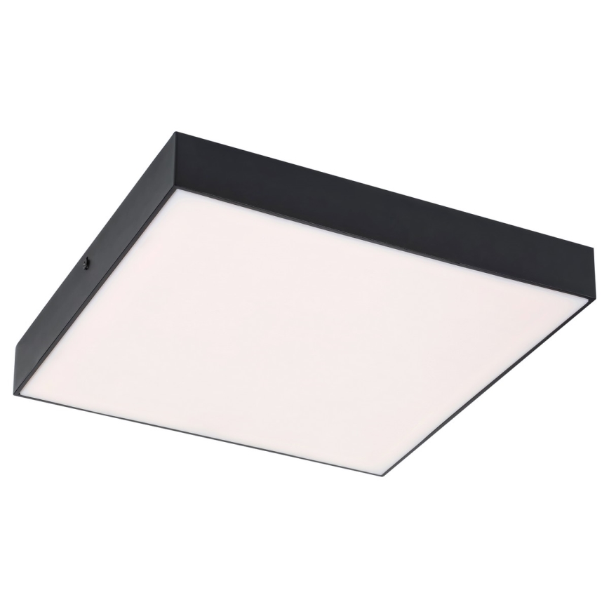 Rabalux - Plafonnier LED/18W/230V 3000-6000K IP44 noir 17,5x17,5 cm