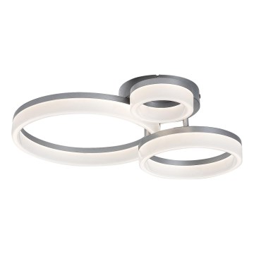 Rabalux - Plafonnier LED 24 W 230 V 3000/4000/6500 K 38 x 51 cm chrome mat