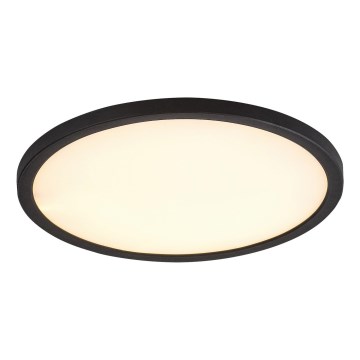 Rabalux - Plafonnier LED/24W/230V 3000/4000/6000K d. 29 cm noir