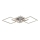 Rabalux - Plafonnier LED/43W/230V chrome brillant 37x76,5 cm