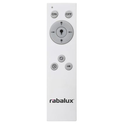 Rabalux - Plafonnier LED à intensité variable LED/38W/230V noir 3000-6500K + télécommande