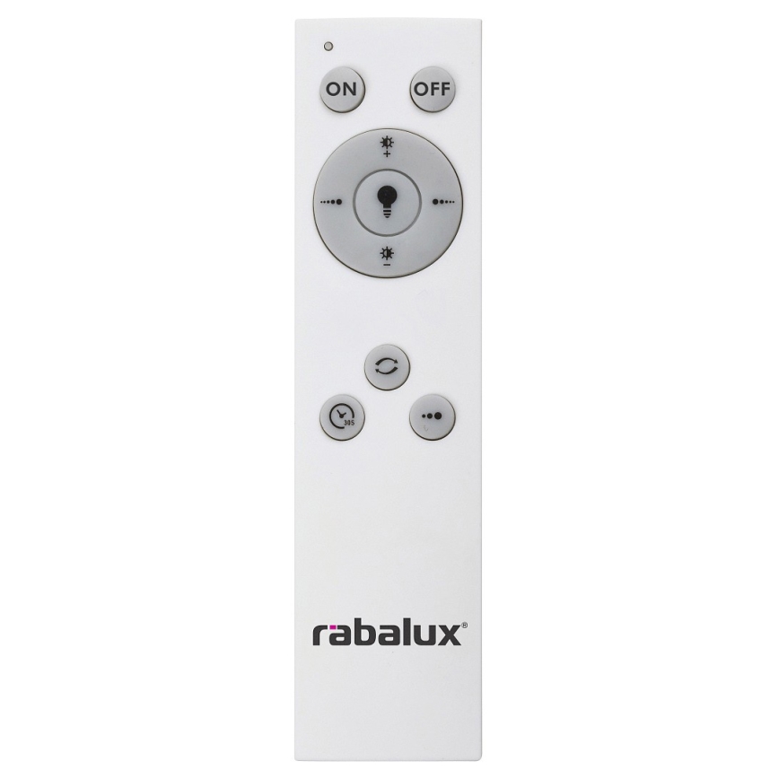 Rabalux - Plafonnier LED à intensité variable LED/38W/230V noir 3000-6500K + télécommande