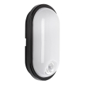 Rabalux - Plafonnier LED d'extérieur avec détecteur de mouvement LED/15W/230V IP65 noir