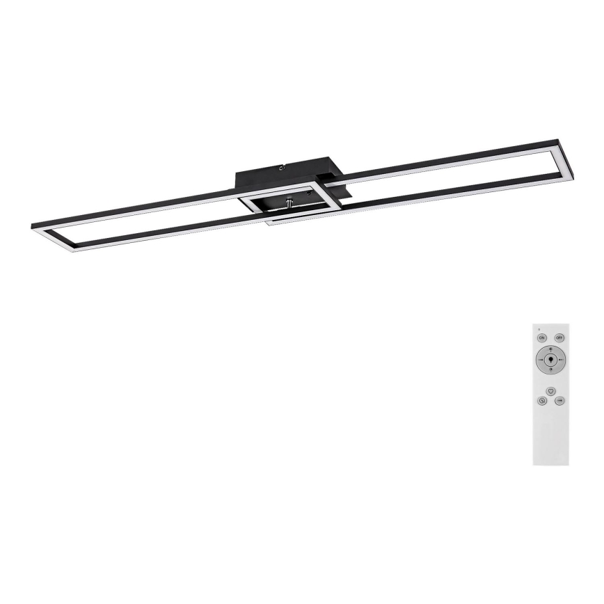 Rabalux - Plafonnier LED dimmable 38 W, 230 V, 3000–6500 K, Wi-Fi Tuya + télécommande, 20 x 102 cm