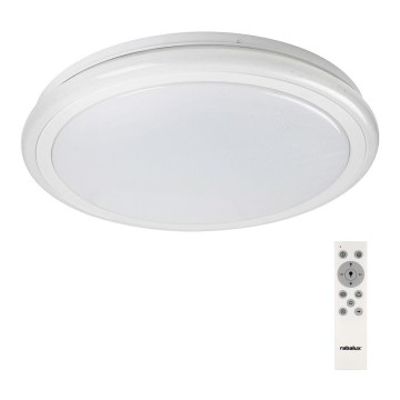 Rabalux - Plafonnier LED dimmable avec télécommande RGB LED/32W/230V Ø 40 cm