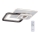 Rabalux - Plafonnier LED dimmable en saillie LED/48W/230V 3000K/4000K/6000K + télécommande 49,5x49,5 cm