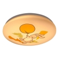 Rabalux - Plafonnier LED pour enfants, 24 W, 230 V, 3000 K, Ø 37,5 cm