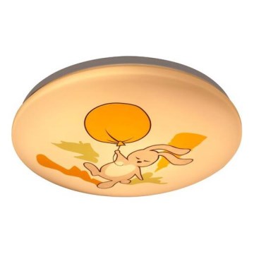 Rabalux - Plafonnier LED pour enfants, 24 W, 230 V, 3000 K, Ø 37,5 cm