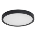 Rabalux - Plafonnier LED pour salle de bains, 18W/230V, 3000/4000/6000 K, Ø 29 cm, IP44, noir