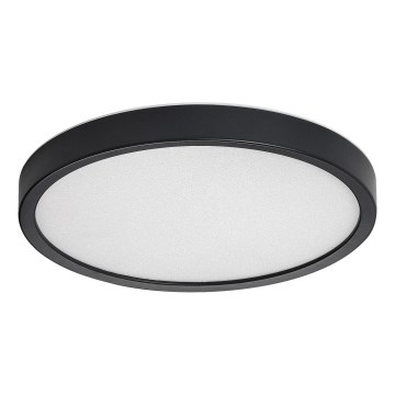 Rabalux - Plafonnier LED pour salle de bains, 18W/230V, 3000/4000/6000 K, Ø 29 cm, IP44, noir