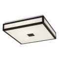 Rabalux - Plafonnier LED pour salle de bains LED/18W/230V IP44 noir 30x30 cm