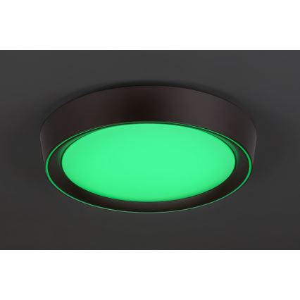 Rabalux - Plafonnier LED RGB à intensité variable LED/24W/230V + télécommande 3000-6000K