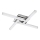 Rabalux - Plafonnier salle de bain 4xLED/6W IP44 61x61 cm