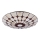 Rabalux - Plafonnier Tiffany en verre teinté 2xE27/60W/230V d. 40 cm