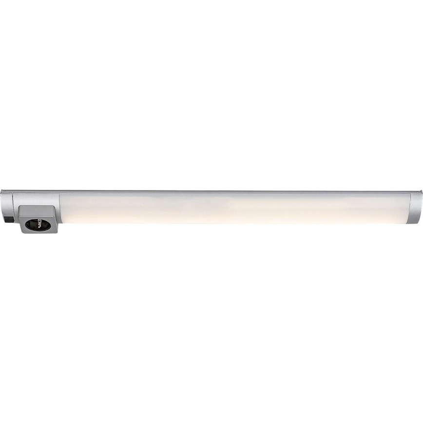 Rabalux - Réglette LED de cuisine avec prise LED/8W/230V 4000K 68 cm chrome mat