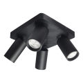 Rabalux - Spot 4xGU10/7W/230V noir