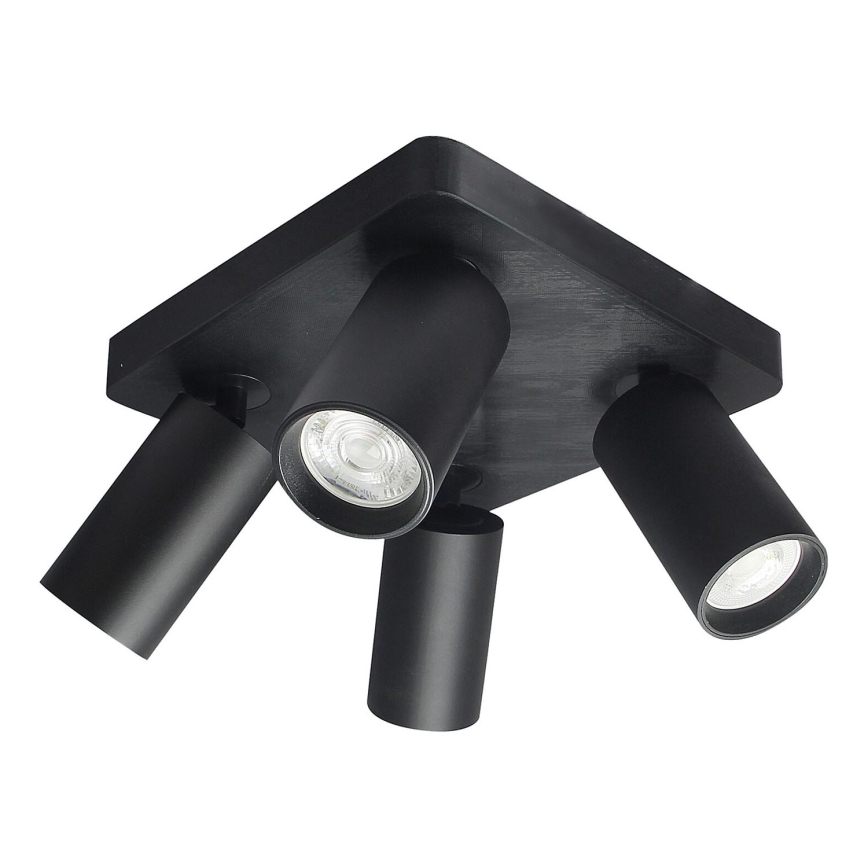 Rabalux - Spot 4xGU10/7W/230V noir
