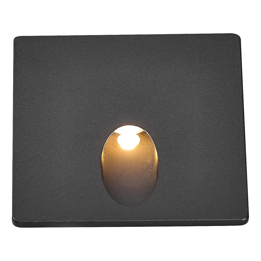 Rabalux - Spot d'escalier LED d'extérieur LED/3W/230V IP54 3000K noir