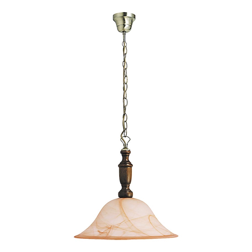 Rabalux - Suspension 1xE27/100W/230V noyer