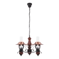 Rabalux - Suspension chaîne 3xE14/40W/230V noyer
