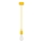 Rabalux - Suspension E27/40W jaune