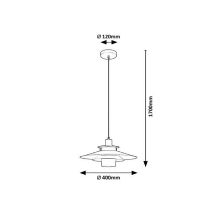 Rabalux - Suspension filaire 1xE27/40W/230V