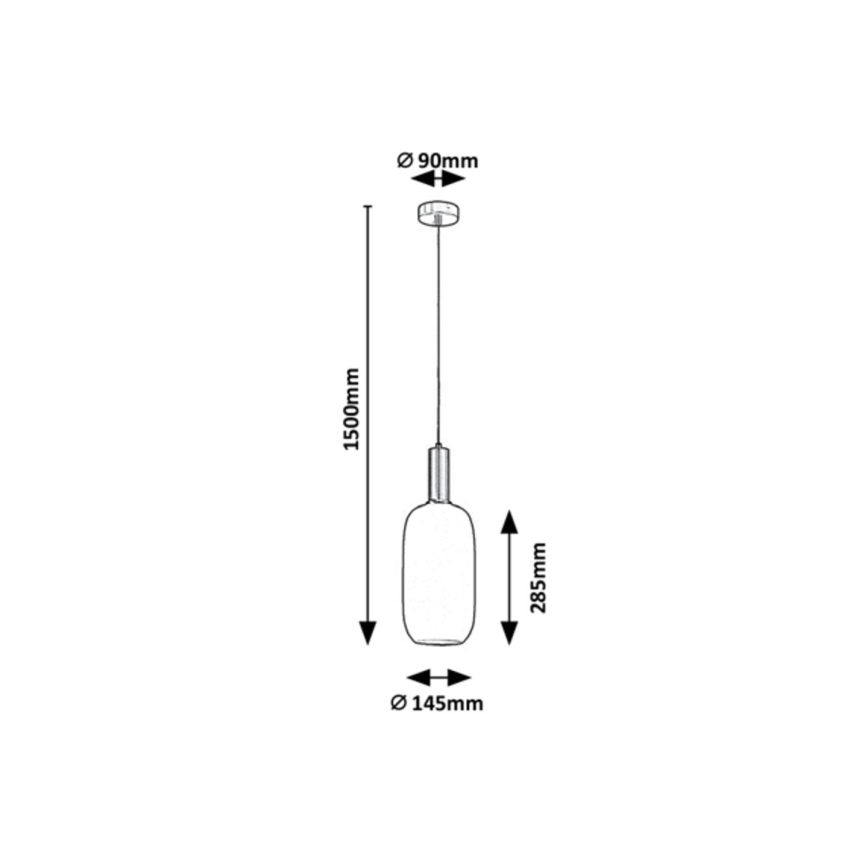Rabalux - Suspension filaire 1xE27/60W/230V