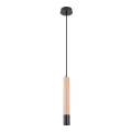 Rabalux - Suspension filaire 1xGU10/50W/230V hêtre