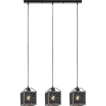 Rabalux - Suspension filaire 3xE27/40W/230V noir