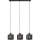 Rabalux - Suspension filaire 3xE27/40W/230V noir