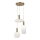 Rabalux - Suspension filaire 3xE27/60W/230V