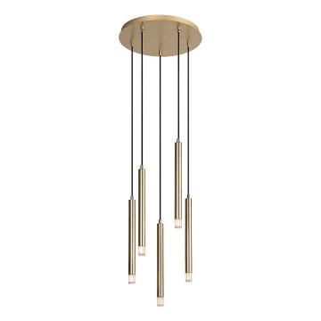 Rabalux - Suspension filaire 5xG9/5W/230V doré