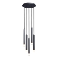 Rabalux - Suspension filaire 5xG9/5W/230V noir