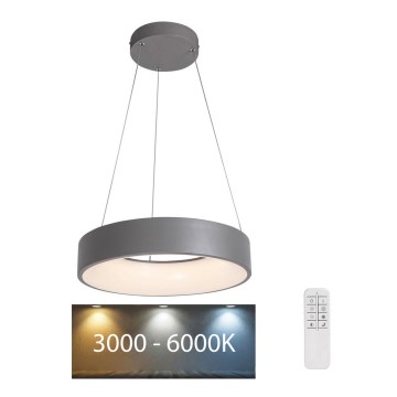 Rabalux - Suspension filaire à intensité variable LED/24W/230V rond 3000-6000K + télécommande
