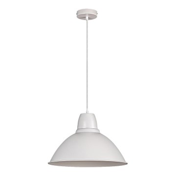 Rabalux - Suspension sur câble 1xE27/60W/230V Ø 36 cm blanche