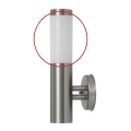 Rabalux - Verre de rechange pour luminaire extérieur INOX TORCH E27 blanc