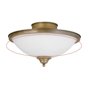 Rabalux - Verre de rechange pour plafonnier ELISETT E14