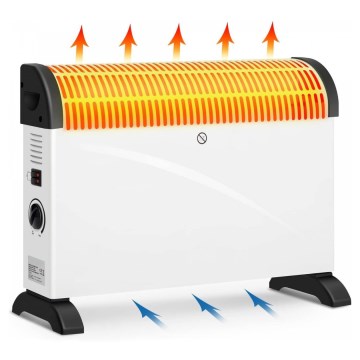 Radiateur convecteur électrique 750/1250/2000W thermostat