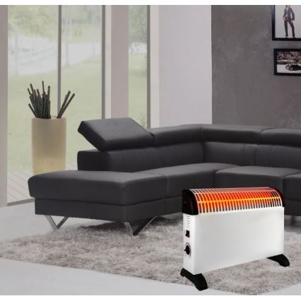 Radiateur convecteur électrique 750/1250/2000W thermostat