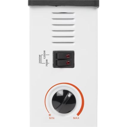 Radiateur convecteur électrique 750/1250/2000W thermostat